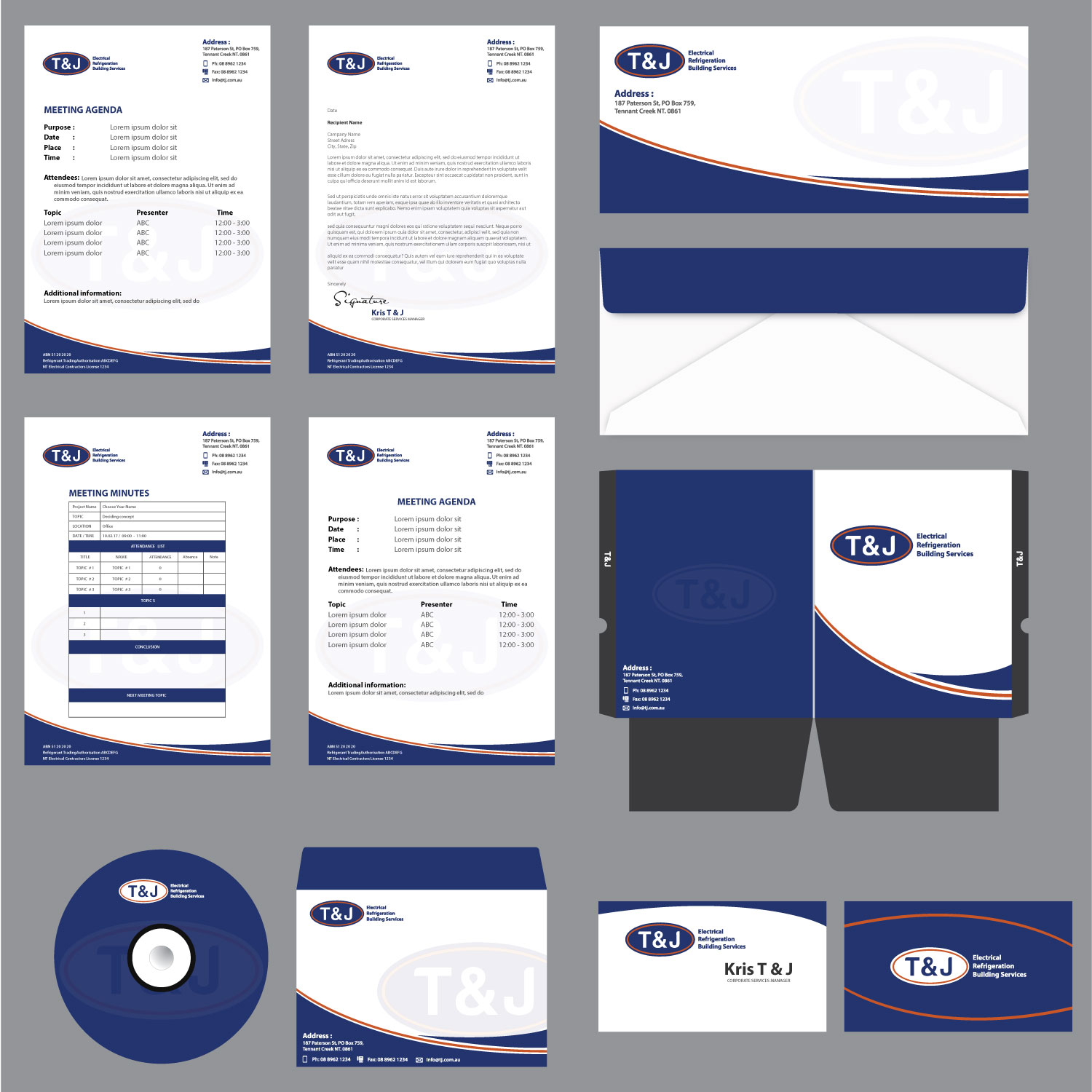 Schreibwaren-Design von Kingdom Vision für T&J | Design #14440359