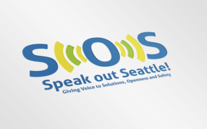 Logo-Design von AADesign für Speak Out Seattle! | Design: #14516558