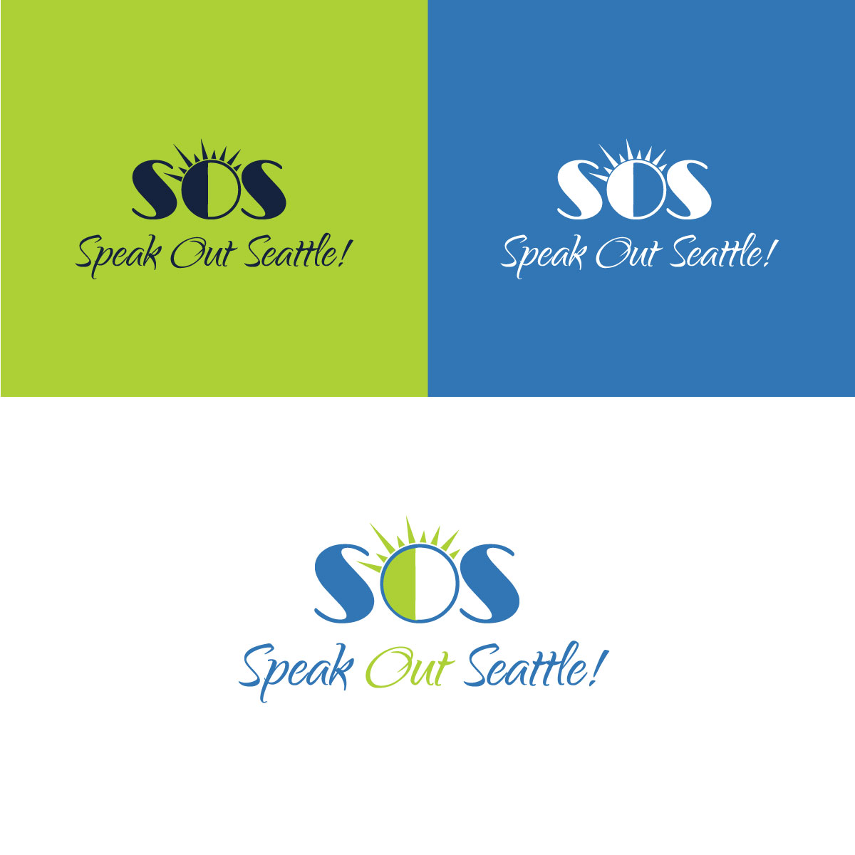 Logo Design by IMD-HUB for Speak Out Seattle! | Design #14476821