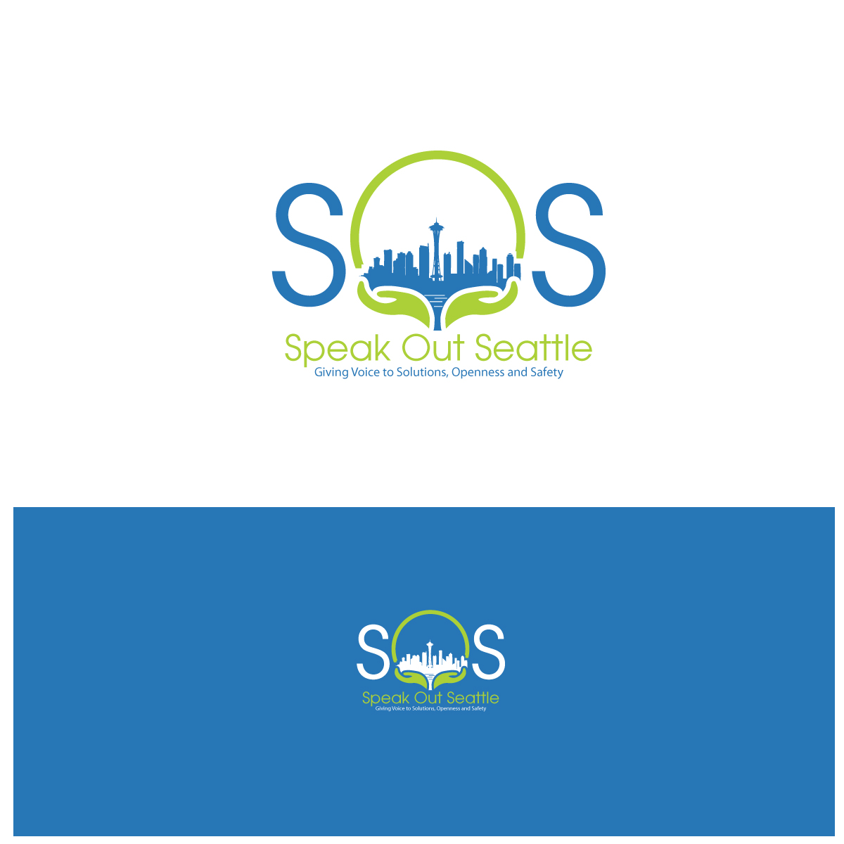 Logo Design by Graphic Bricks for Speak Out Seattle! | Design #14396062