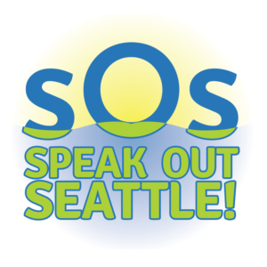 Logo-Design von CPierson für Speak Out Seattle! | Design: #14512970