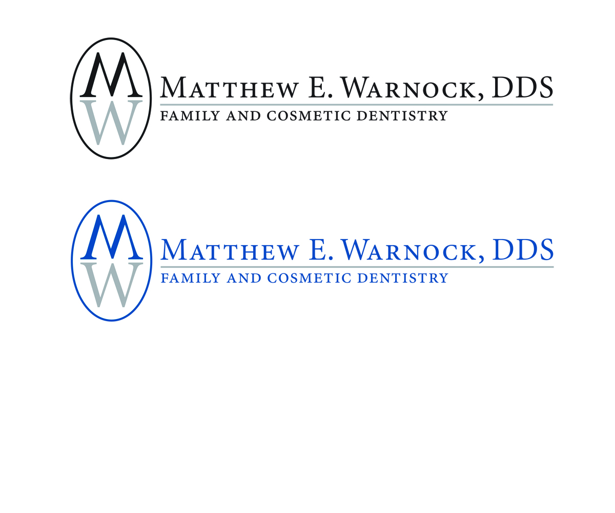 Logo Design by Hot Rod for Matthew E. Warnock, DDS | Design #14415696