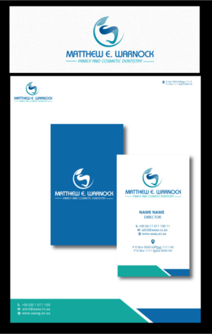 Logo Design by zebronicgraphic for Matthew E. Warnock, DDS | Design: #14425603