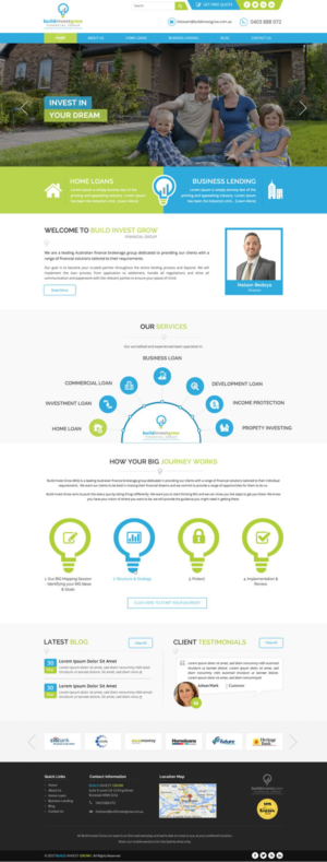 Web Design by pnfnetworkz for Build Invest Grow  | Design: #14511322