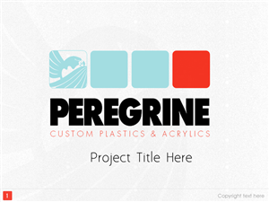 PowerPoint Design by Best Design Hub for Peregrine Custom Plastics & Acrylics | Design: #2547492