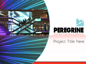 PowerPoint Design by Best Design Hub for Peregrine Custom Plastics & Acrylics | Design: #2550917