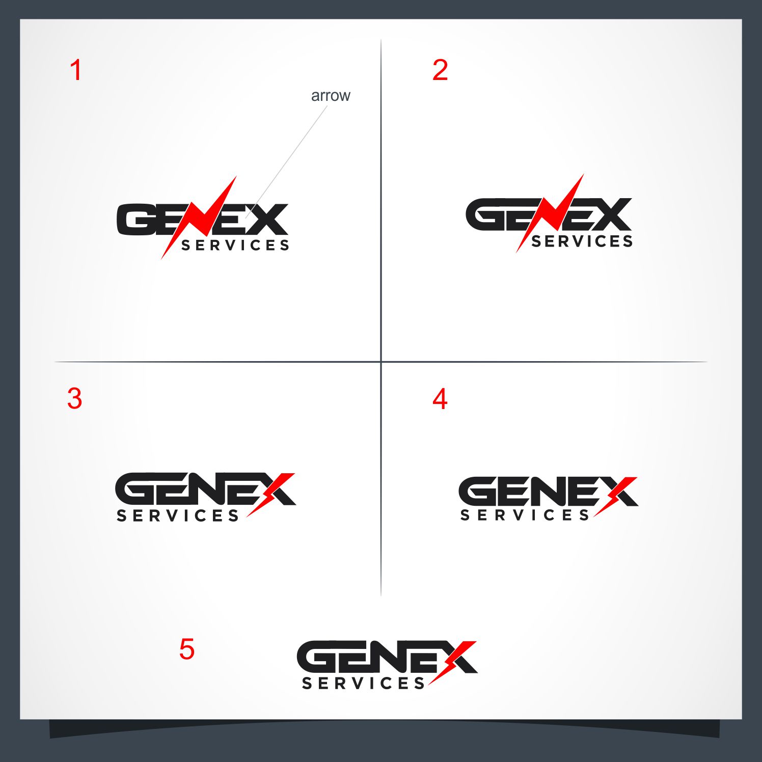 Diseño de Logo por kokebun para Genex Services | Diseño #14480026