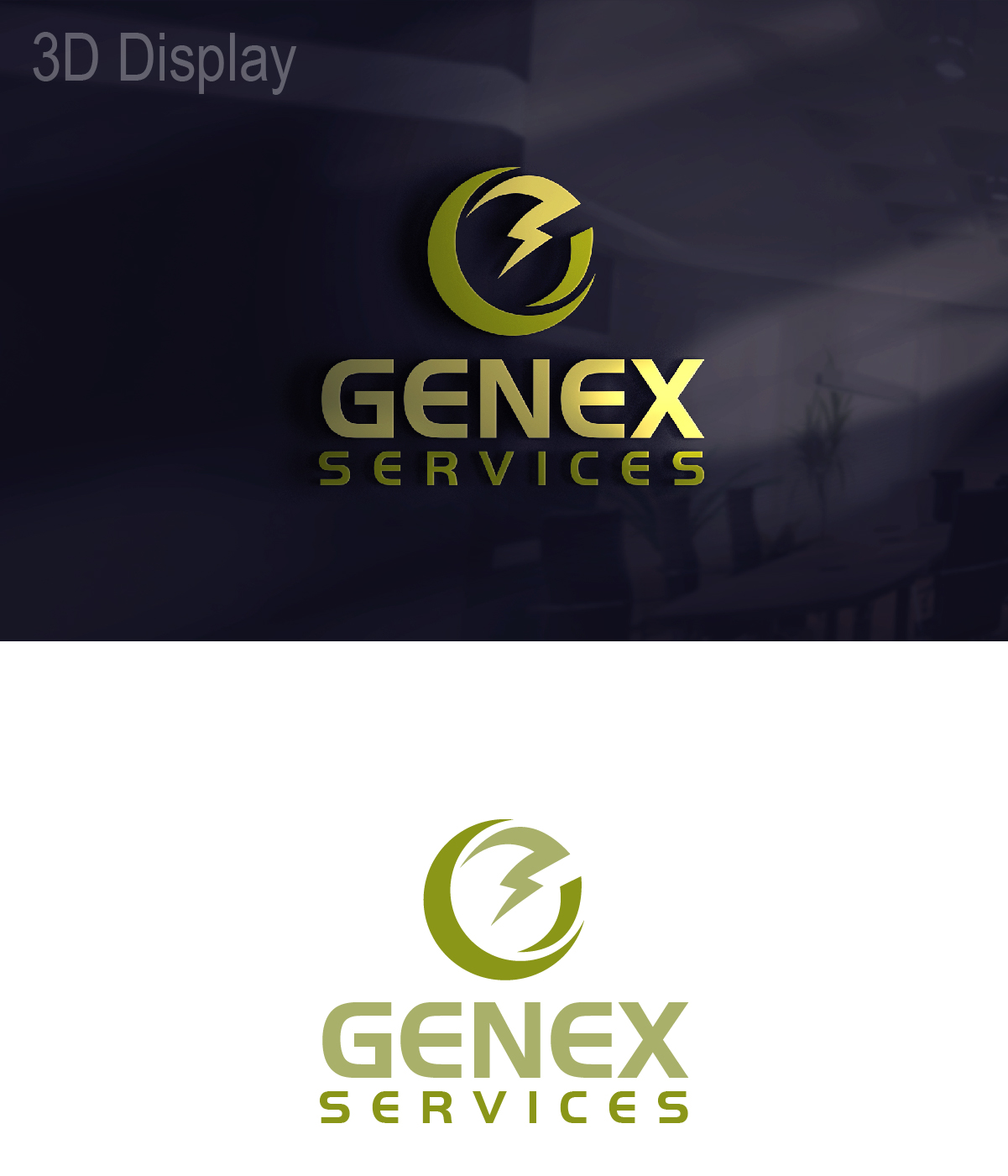 Logo Design by 3Guys for Genex Services | Design #14430587