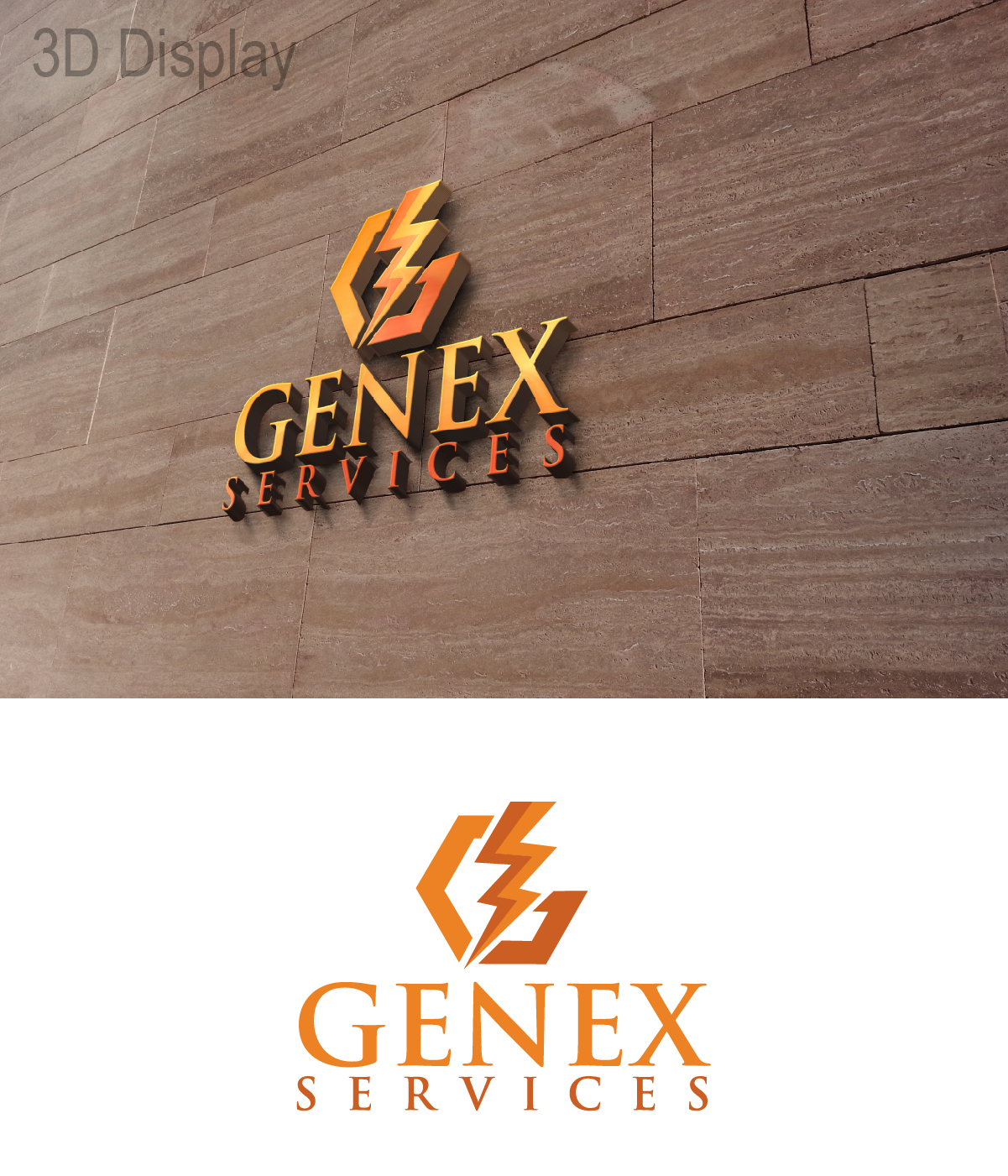 Logo Design by 3Guys for Genex Services | Design #14430589