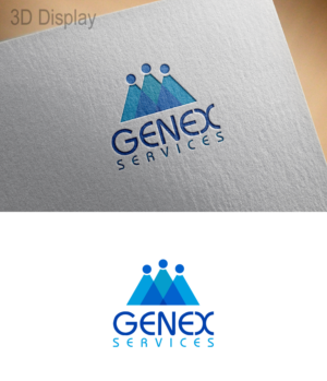 Logo Design by 3Guys for Genex Services | Design: #14430590