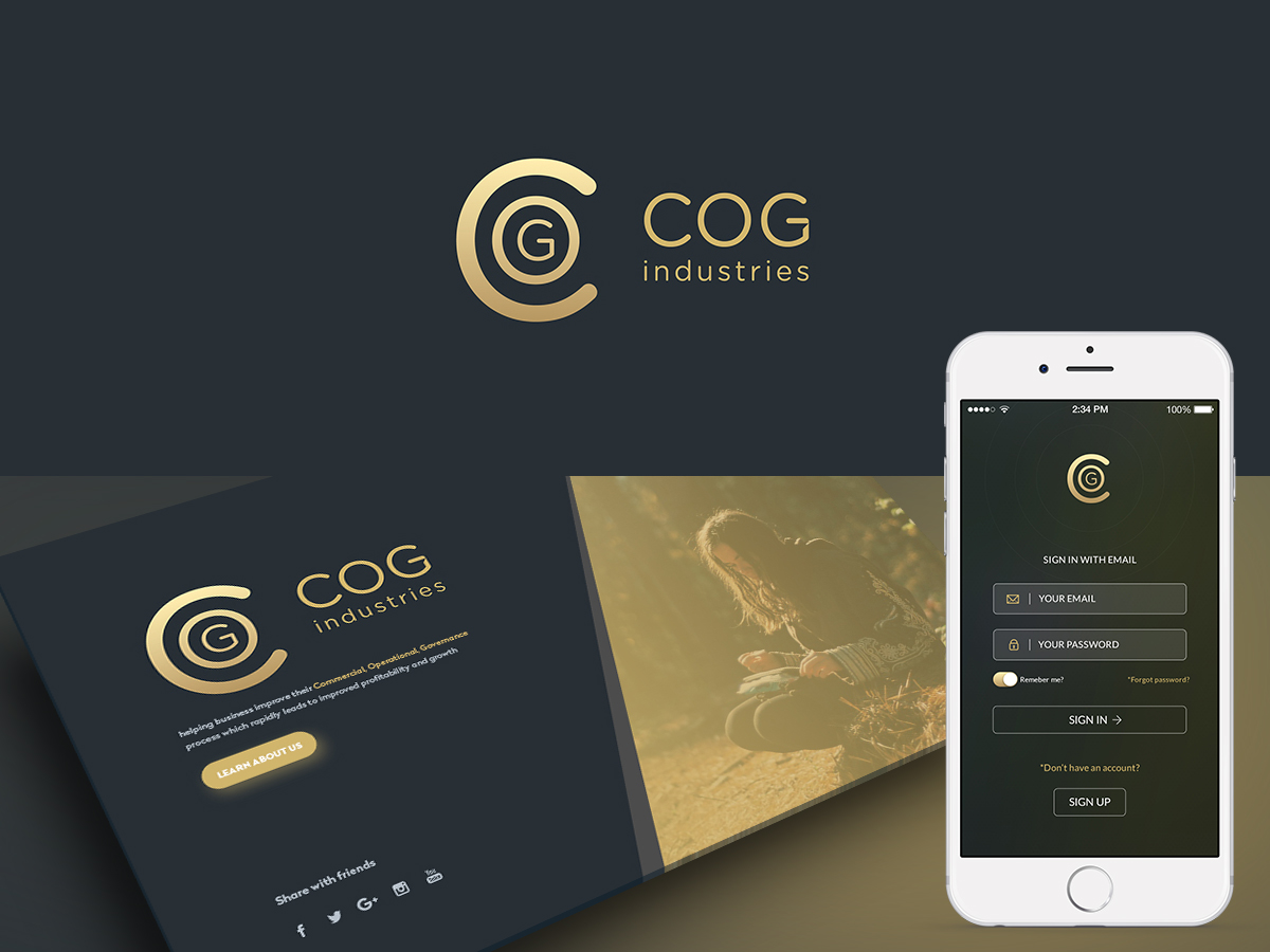Logo Design by Marc Ray for COG Industries | Design #14444852