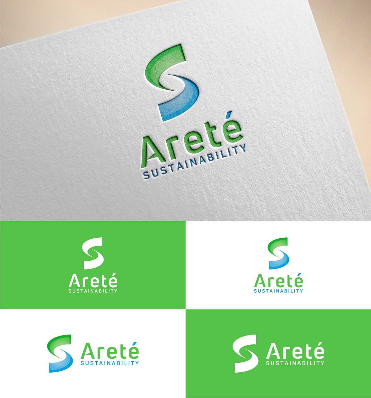 Logo Design by MKR for Areté Sustainability | Design #14403069