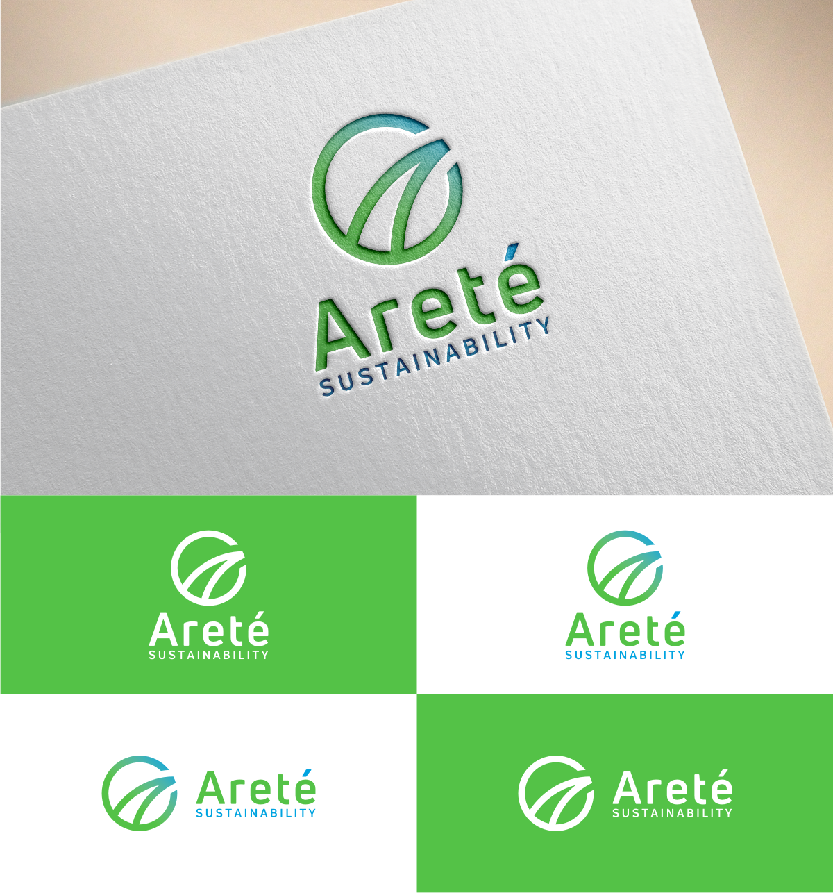 Logo Design by MKR for Areté Sustainability | Design #14403070