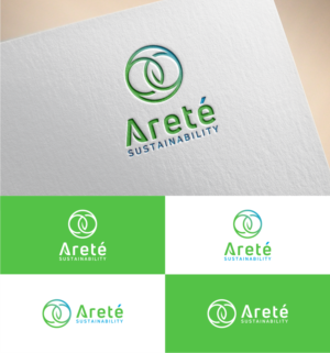 Logo Design by MKR for Areté Sustainability | Design: #14403072