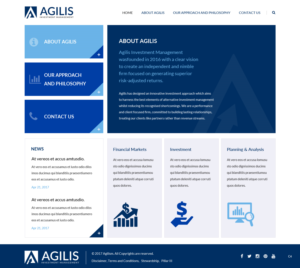 Web Design by pb for Agilis | Design: #14535069