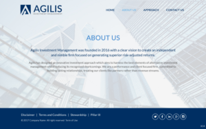 Web Design by pb for Agilis | Design: #14604114