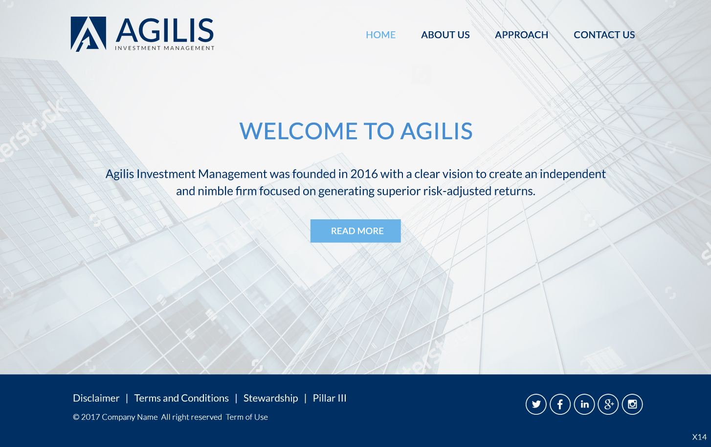 Web Design by pb for Agilis | Design #14604117