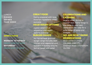Flyer Design by N R Cooper for Sierra Tango | Design: #14412890