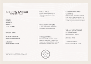 Flyer Design by adrianvallejos9 for Sierra Tango | Design: #14443426