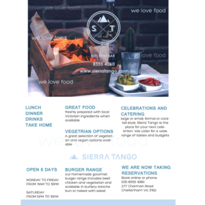 Flyer Design by Chris Bennet for Sierra Tango | Design: #14401848