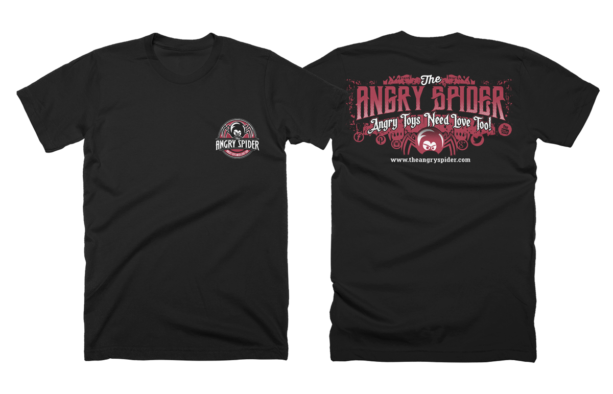 T-shirt Design by CREARTIVE for The Angry Spider | Design #14409710