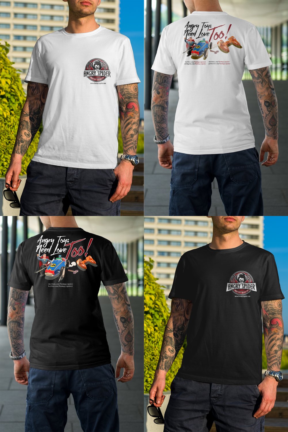 T-shirt Design by Kero for The Angry Spider | Design #14414555