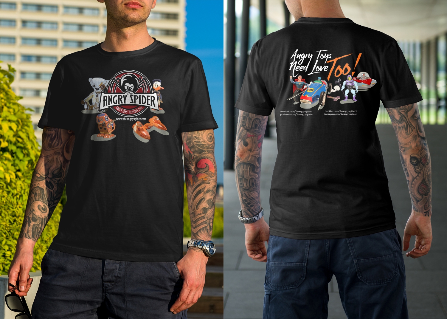 T-shirt Design by Kero for The Angry Spider | Design #14431054