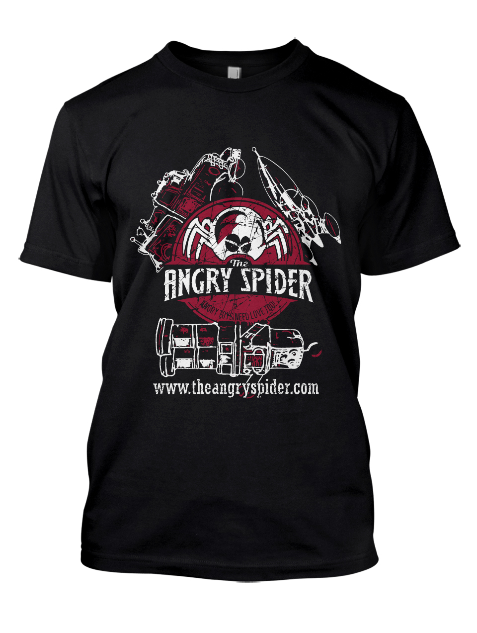 T-shirt Design by Adrian for The Angry Spider | Design #14411849