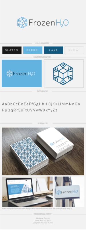 Logo Design by Maurissahunter for FrozenH2O | Design: #14415757