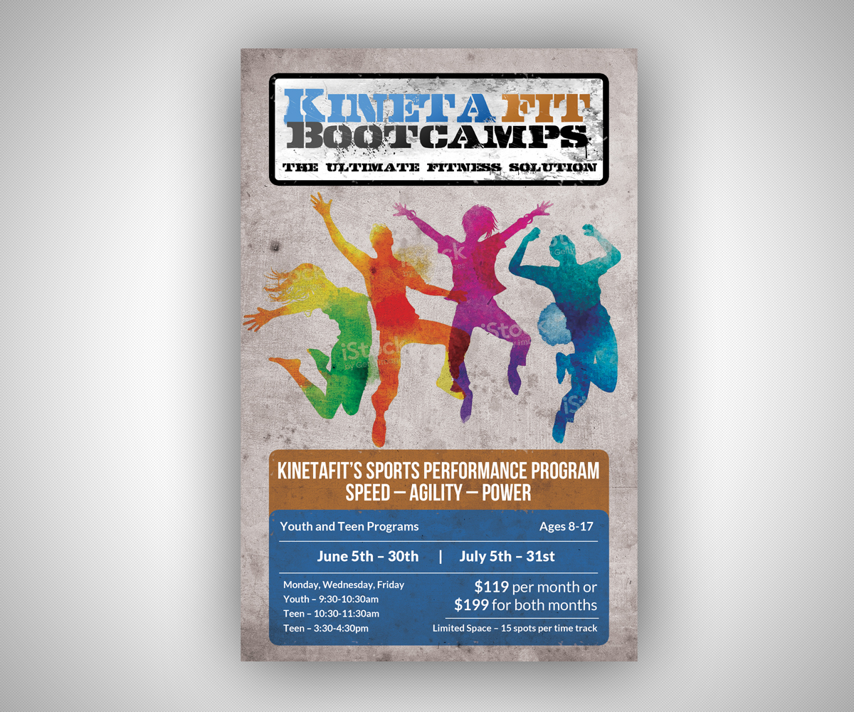 Flyer Design by neboica for Kinetafit | Design #14430579