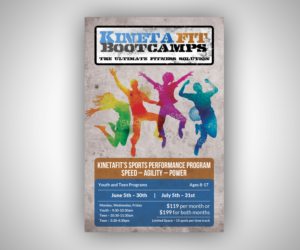 Flyer Design by neboica for Kinetafit | Design: #14430579