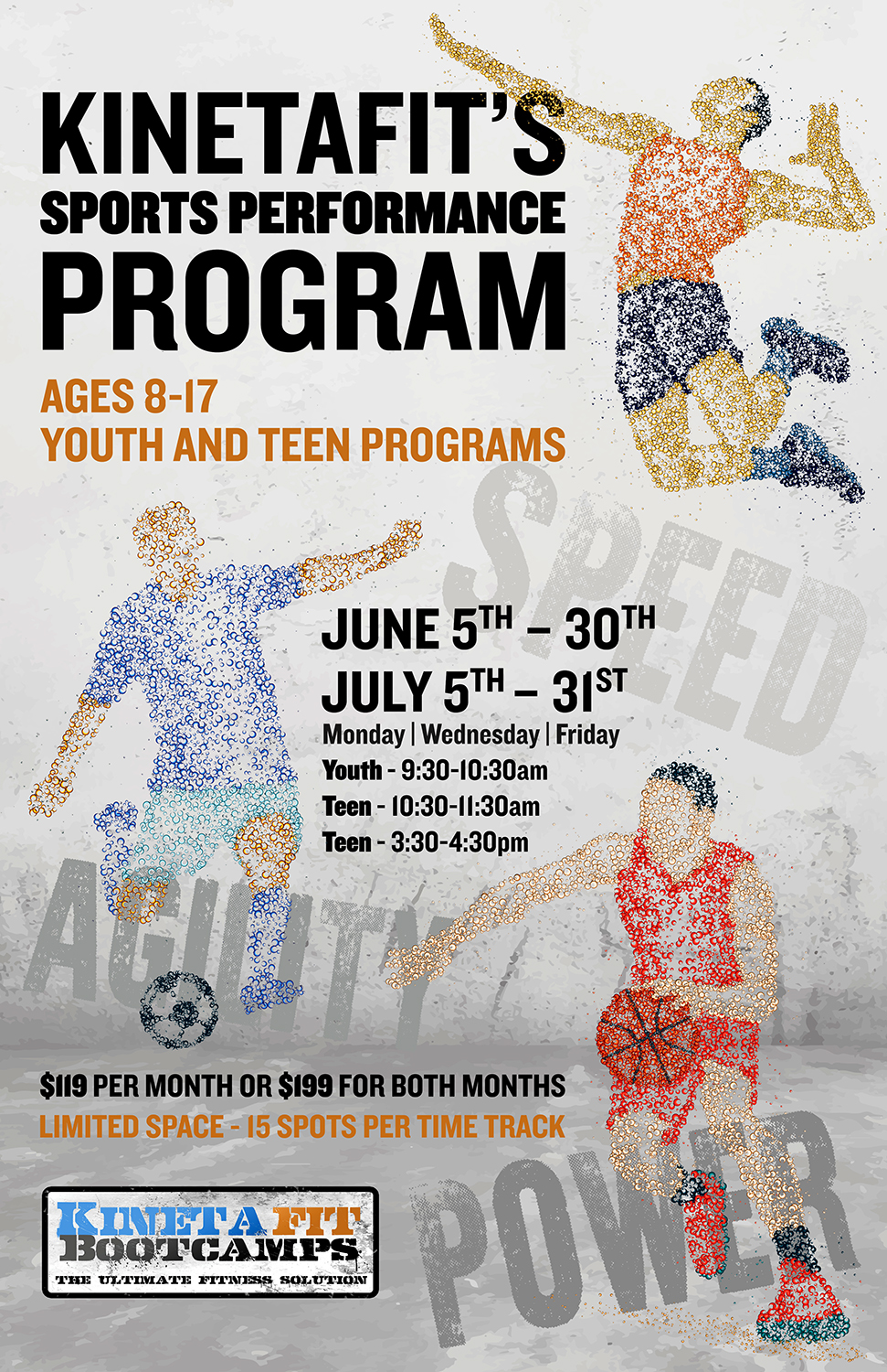 Flyer Design by RoundYellow for Kinetafit | Design #14402480