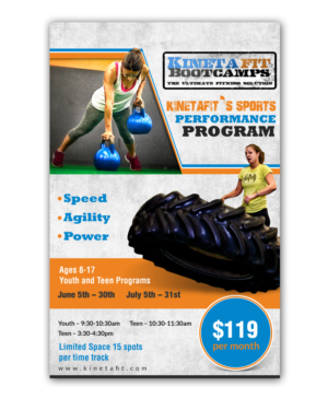 Flyer Design by creative.bugs for Kinetafit | Design: #14439014