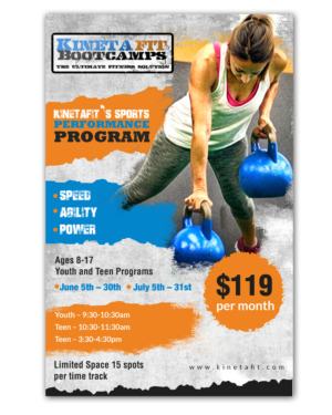 Flyer Design by creative.bugs for Kinetafit | Design: #14439015