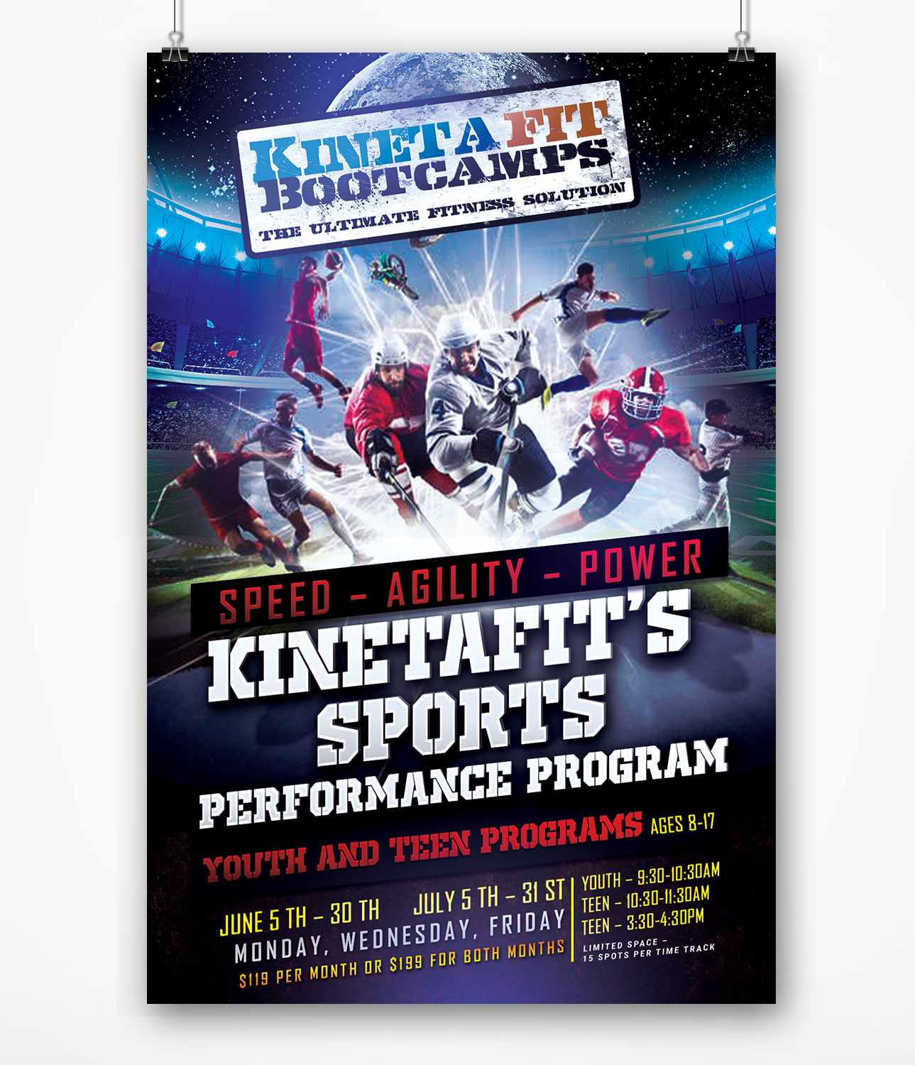 Flyer Design by SAI DESIGNS for Kinetafit | Design #14414935