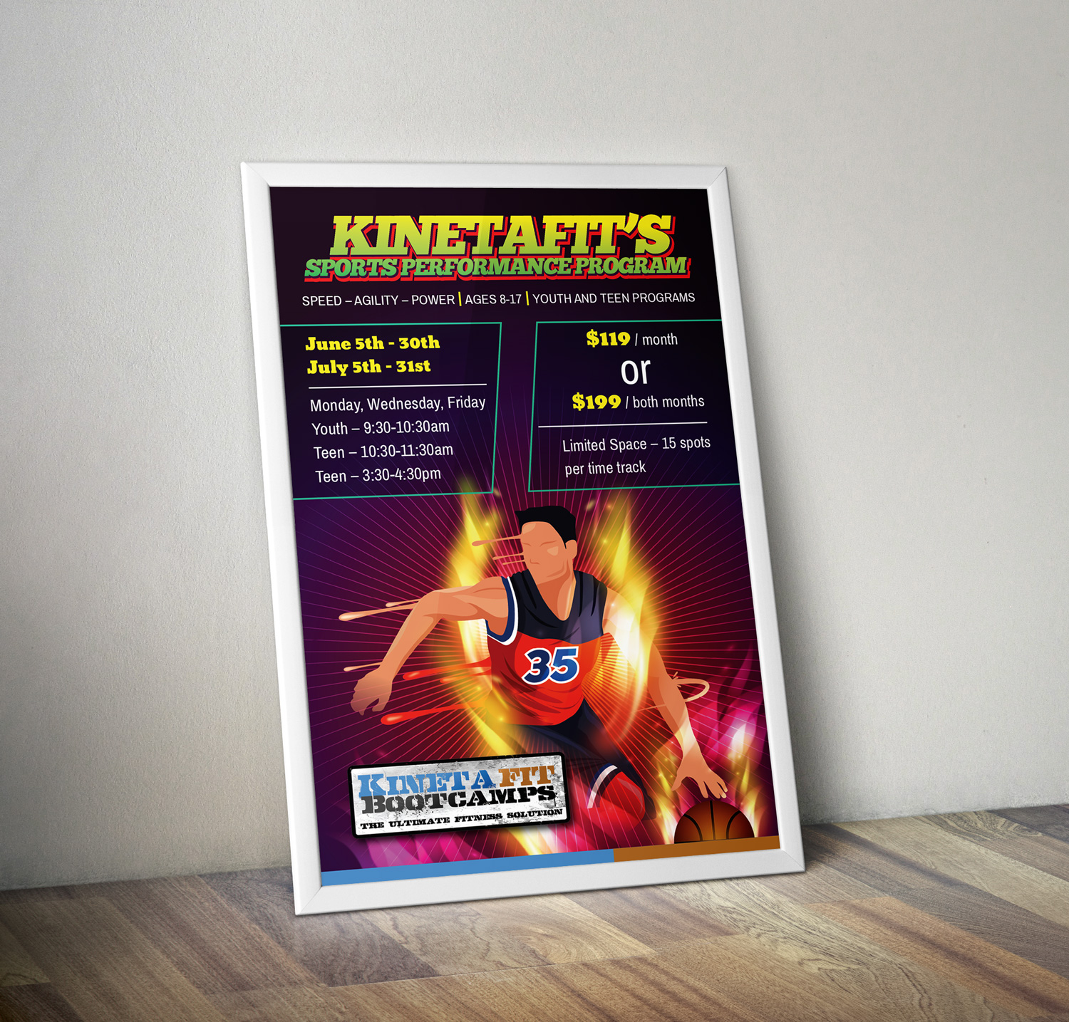 Diseño de Flyer por wowphics para Kinetafit | Diseño #14449331