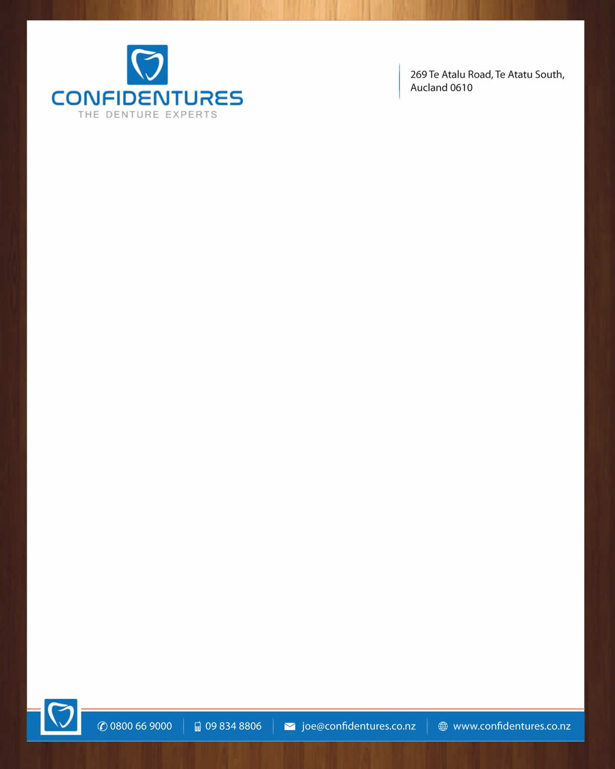 Letterhead Design by HarmiDesigning for Confidentures | Design #14414183