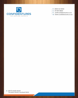Letterhead Design by HarmiDesigning for Confidentures | Design: #14414186