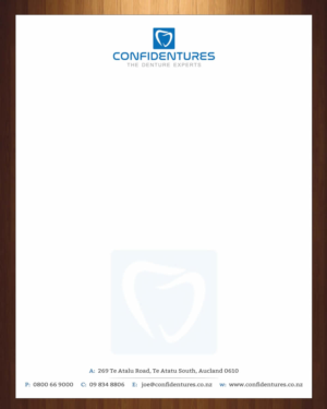 Letterhead Design by HarmiDesigning for Confidentures | Design: #14414187