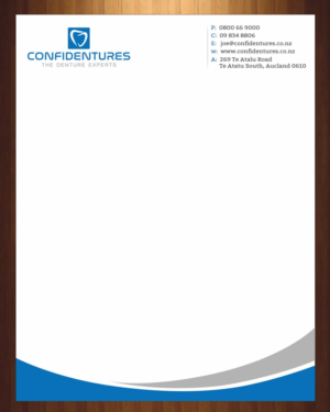 Letterhead Design by HarmiDesigning for Confidentures | Design: #14414192