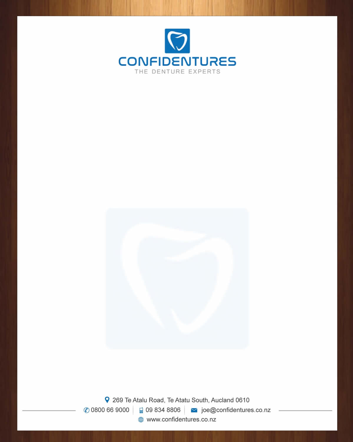 Letterhead Design by HarmiDesigning for Confidentures | Design #14414206