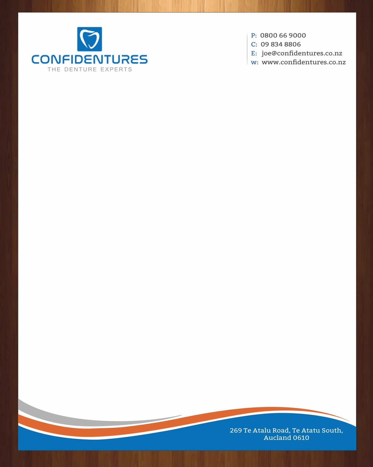 Letterhead Design by HarmiDesigning for Confidentures | Design #14414207