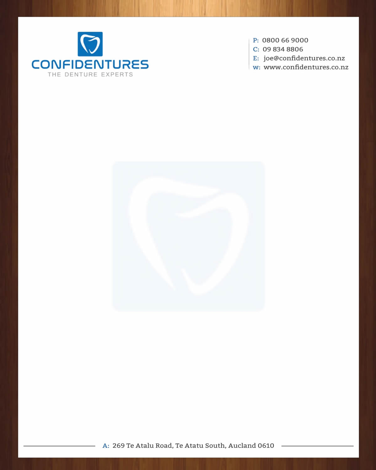 Letterhead Design by HarmiDesigning for Confidentures | Design #14414212