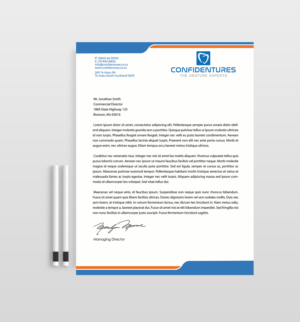 Letterhead for denture company  | Letterhead Design by Designs 2019