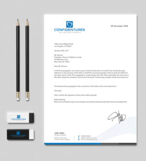 Diseño de Membrete por nafizrahat para Confidentures | Diseño: #14407057