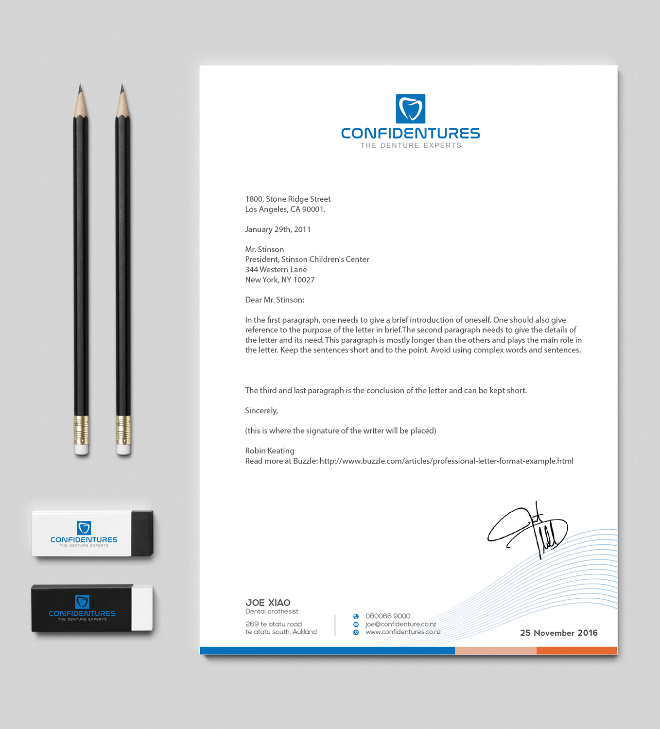 Letterhead Design by nafizrahat for Confidentures | Design #14407058