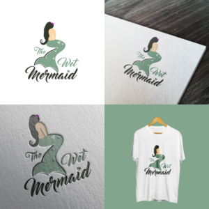 The Wet Mermaid T SHirt and marketing design | T-Shirt-Design von Angkasa Official