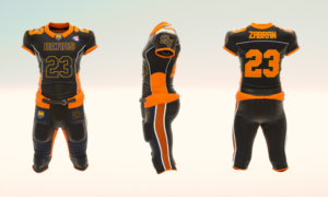 American Football Uniform 3D Design Template for Uniform Manufacturer | Diseño 3D por ariya