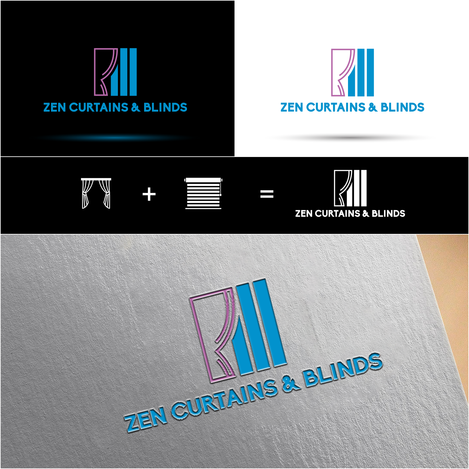 Design de Logo par Design#15 pour Zen Curtains & Blinds | Design #14460381