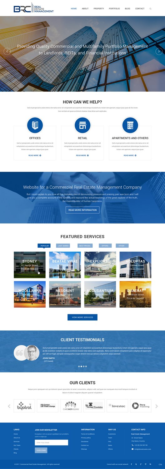 Web Design by pb for Beaufort Rentals, LLC | Design #14441590